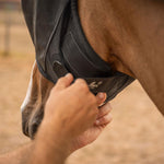 Kentucky Horsewear Fly Mask Pro Strong Without Ears Black - Equiluxe Tack
