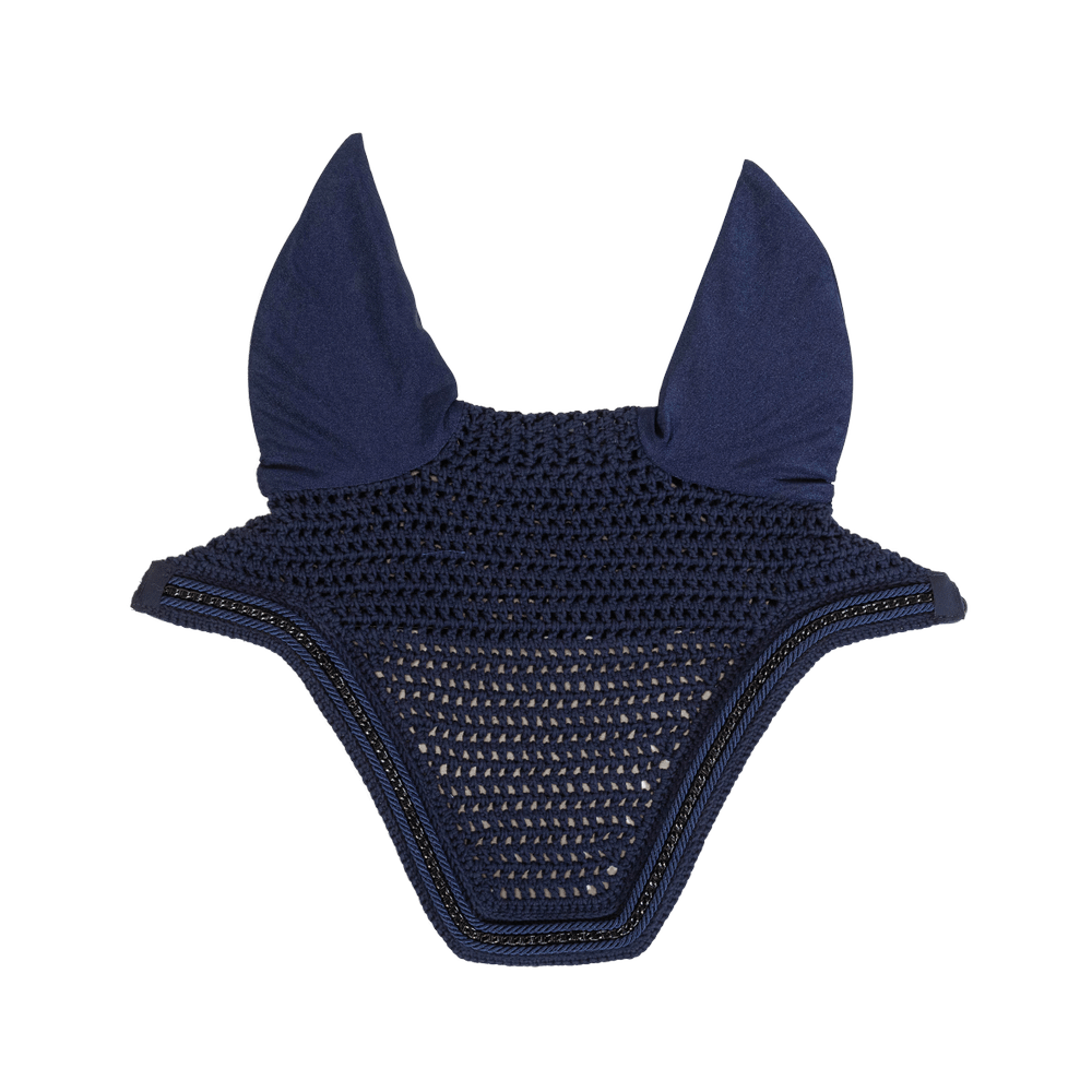 Kentucky Horsewear Fly Veil Wellington Metal Chain - Navy - Kentucky Horsewear - Equiluxe Tack