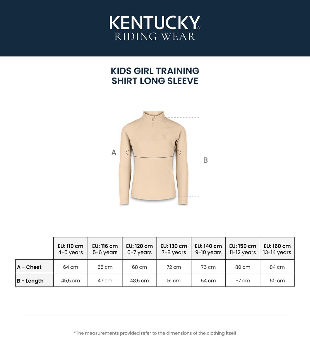 Kentucky Horsewear Girls Madrid Long Sleeve Training Shirt - Equiluxe Tack