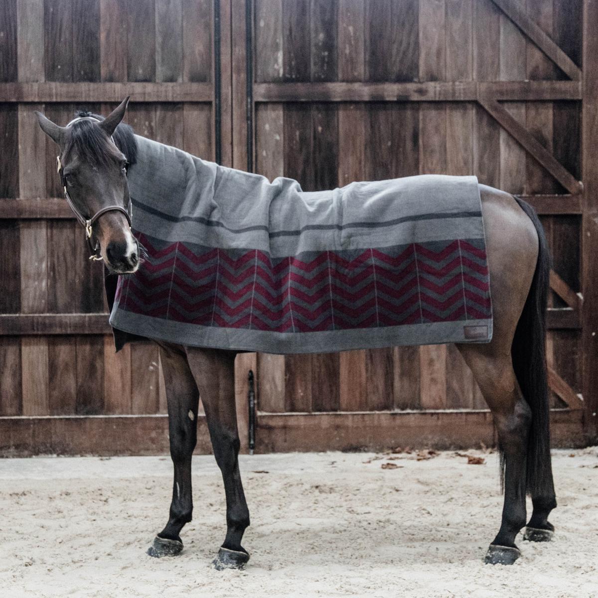 Kentucky Horsewear Heavy Fleece Rug Square Fishbone - Equiluxe Tack