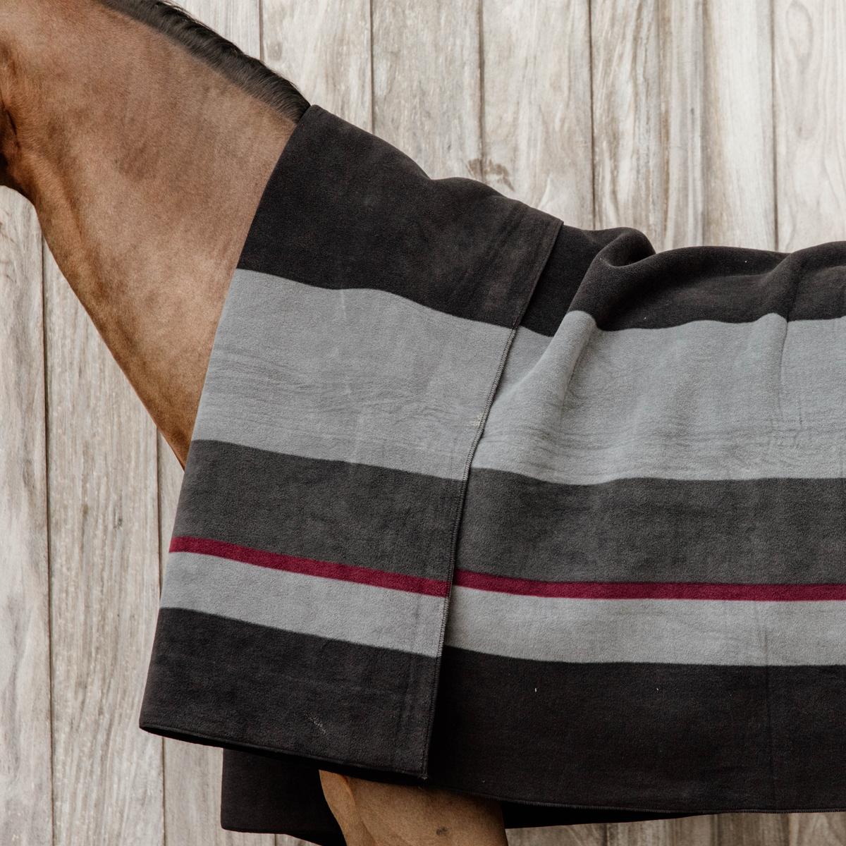 Kentucky Horsewear Heavy Fleece Square Stripes Rug 140x160cm - Equiluxe Tack
