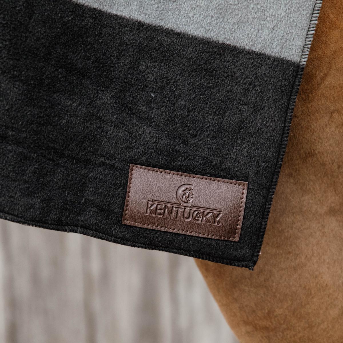 Kentucky Horsewear Heavy Fleece Square Stripes Rug 140x160cm - Equiluxe Tack