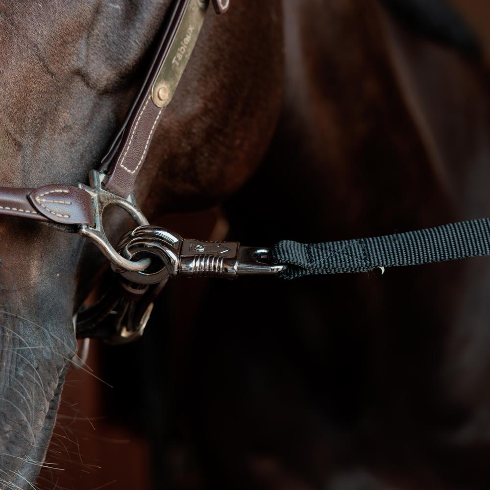 Kentucky Horsewear Horse Box Lead & Cross Ties Safety Black - Equiluxe Tack