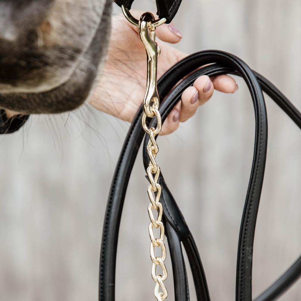 Kentucky Horsewear Leather Chain Lead - Equiluxe Tack