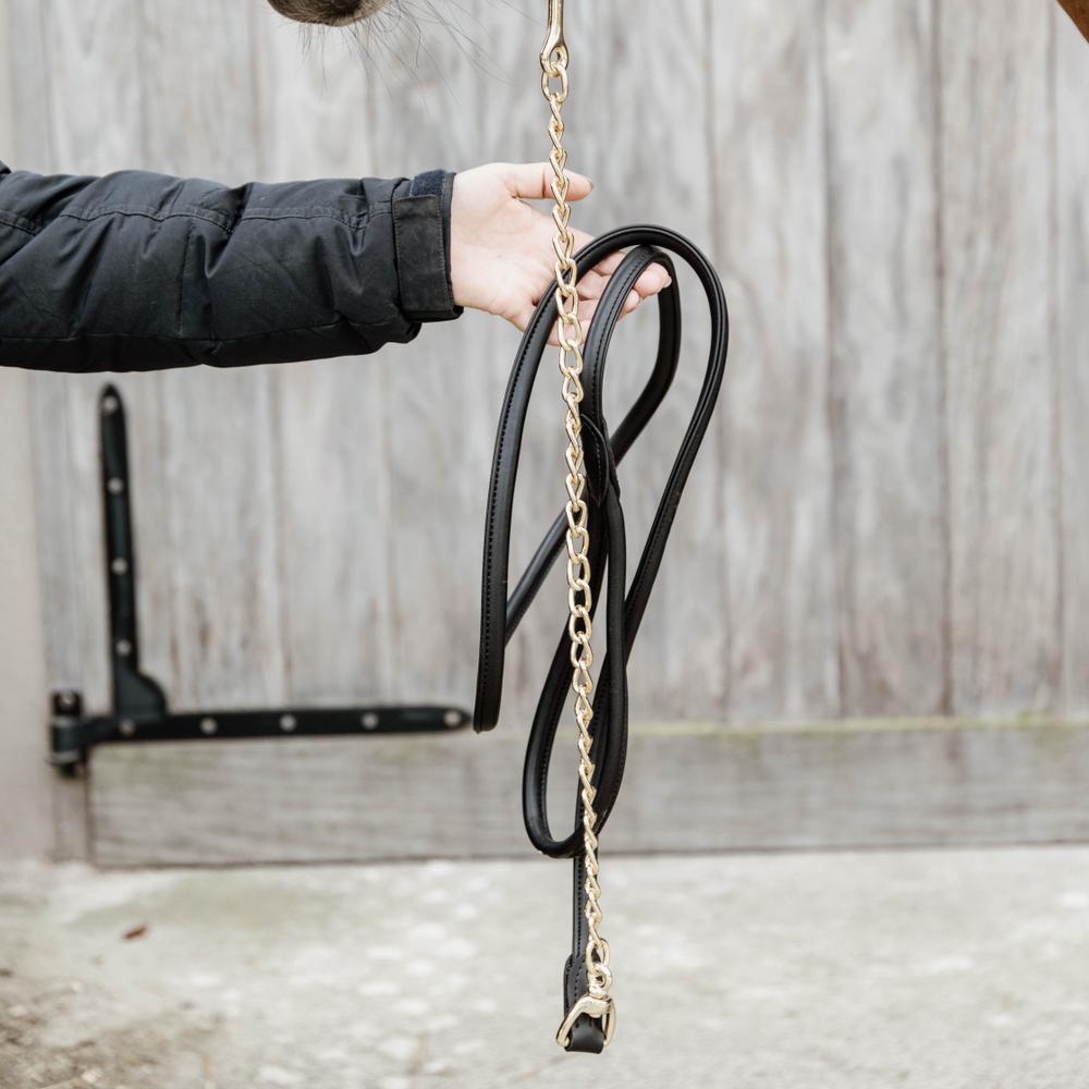 Kentucky Horsewear Leather Chain Lead - Equiluxe Tack