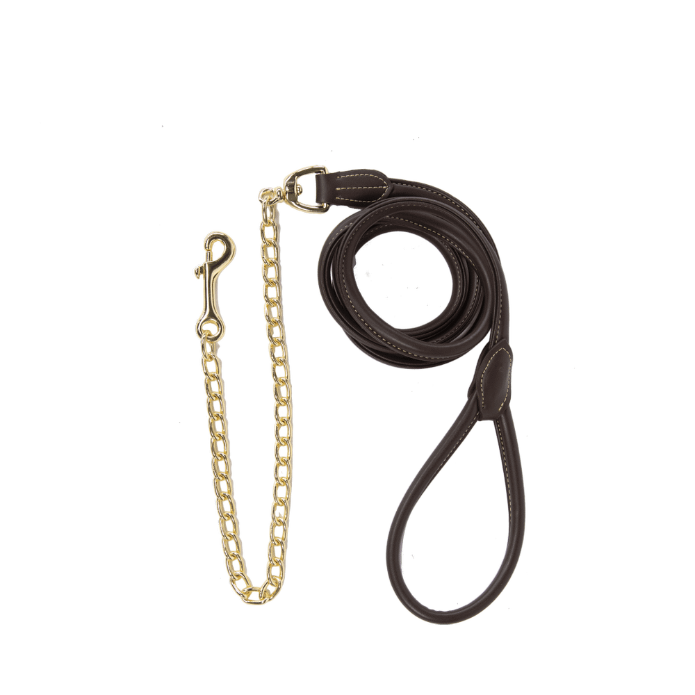 Kentucky Horsewear Leather Chain Lead - Equiluxe Tack