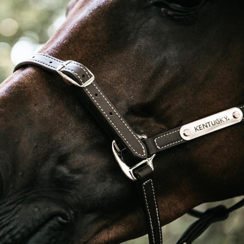 Kentucky Horsewear Leather Halter Flexible Brown - Equiluxe Tack