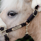 Kentucky Horsewear Leather Halter with Sheepskin - Equiluxe Tack