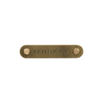 Kentucky Horsewear Name/Logo Plate Halter Gold - Equiluxe Tack