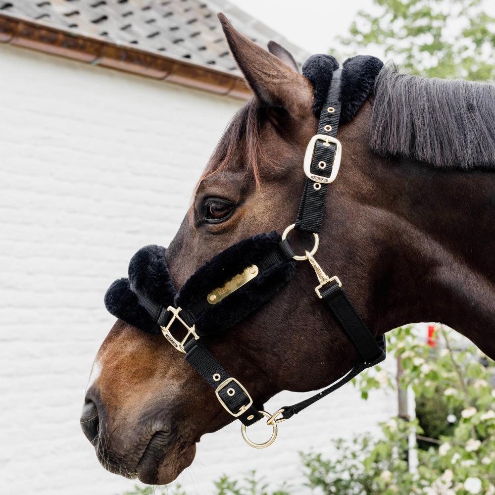 Kentucky Horsewear Nylon Sheepskin Halter Soft - Equiluxe Tack