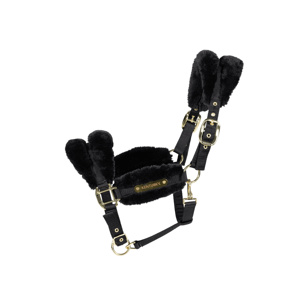 Kentucky Horsewear Nylon Sheepskin Halter Soft - Equiluxe Tack