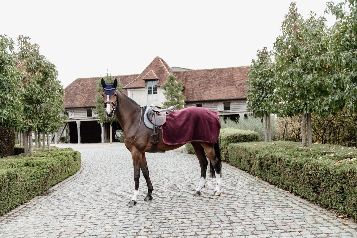 Kentucky Horsewear Quarter Rug Heavy Fleece - Bordeaux - Kentucky Horsewear - Equiluxe Tack