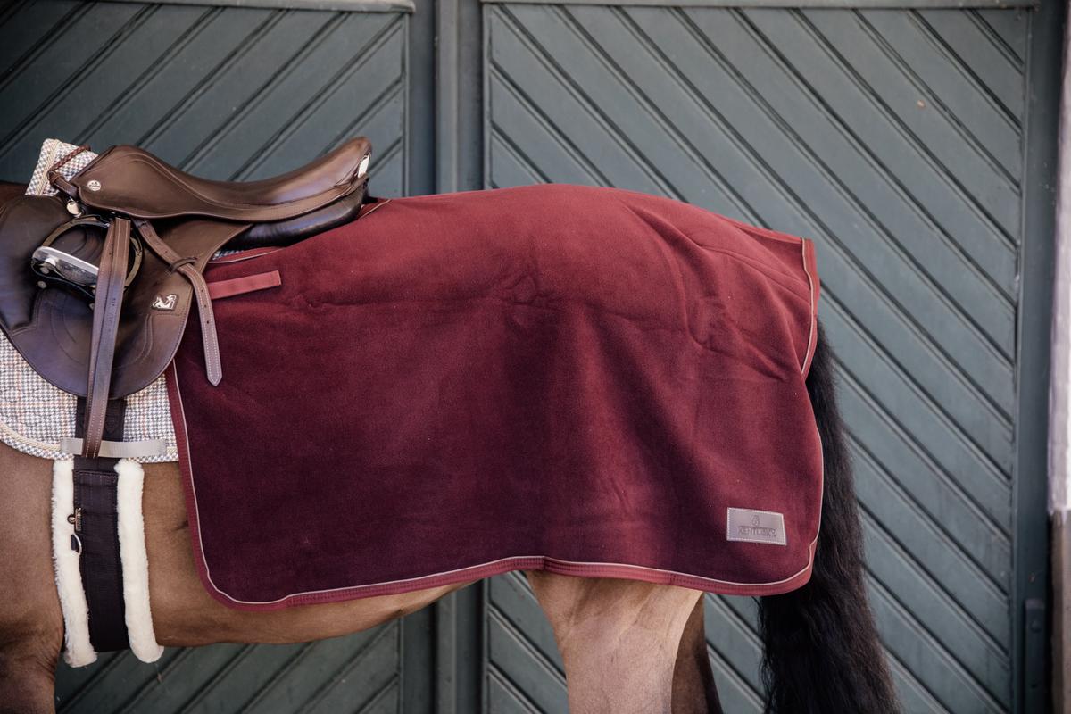 Kentucky Horsewear Quarter Rug Heavy Fleece - Bordeaux - Kentucky Horsewear - Equiluxe Tack