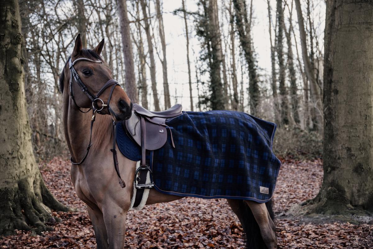 Kentucky Horsewear Quarter Rug Heavy Fleece - Check Print - Kentucky Horsewear - Equiluxe Tack
