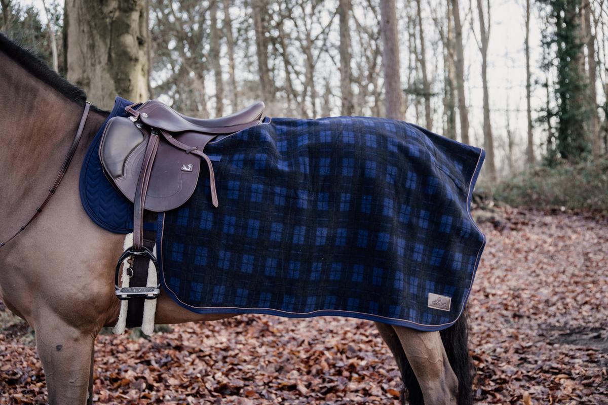 Kentucky Horsewear Quarter Rug Heavy Fleece - Check Print - Kentucky Horsewear - Equiluxe Tack