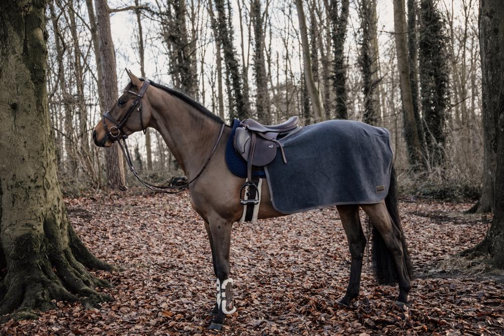 Kentucky Horsewear Quarter Rug Heavy Fleece - Grey - Kentucky Horsewear - Equiluxe Tack