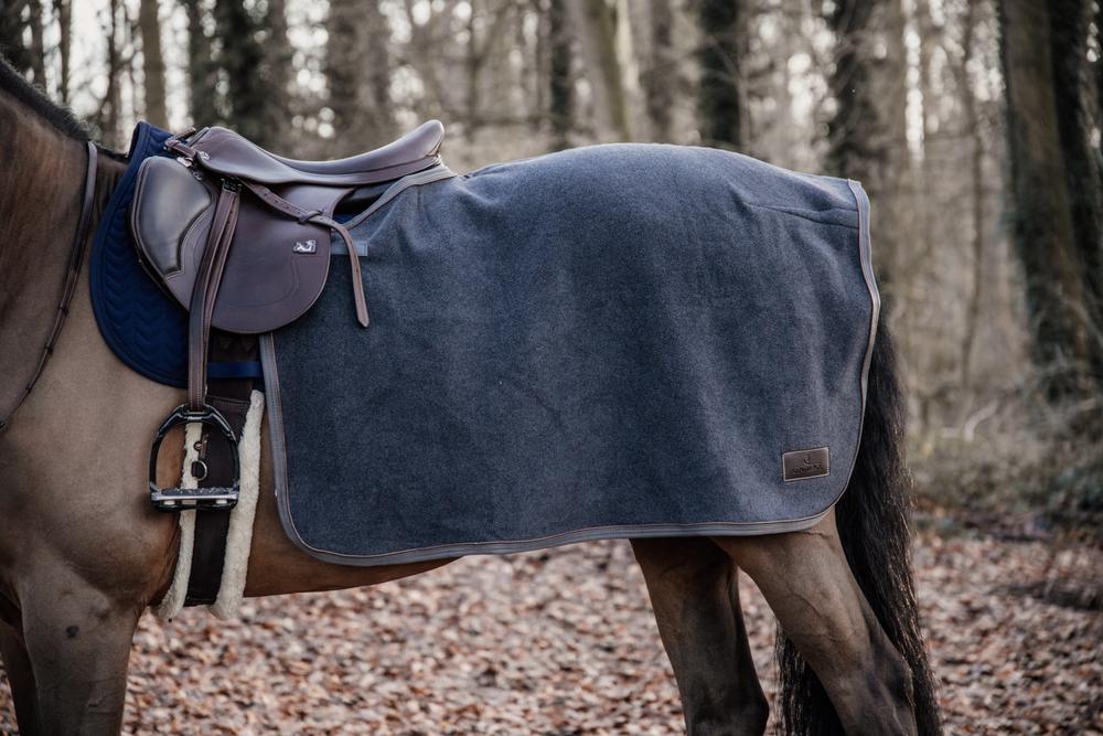 Kentucky Horsewear Quarter Rug Heavy Fleece - Grey - Kentucky Horsewear - Equiluxe Tack