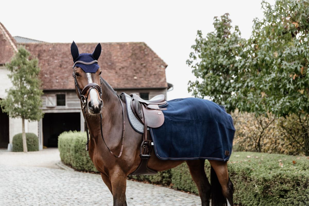 Kentucky Horsewear Quarter Rug Heavy Fleece - Navy - Kentucky Horsewear - Equiluxe Tack