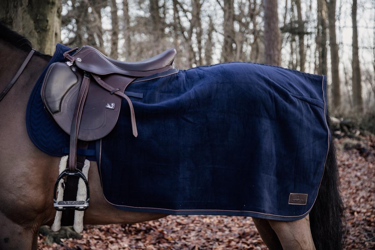Kentucky Horsewear Quarter Rug Heavy Fleece - Navy - Kentucky Horsewear - Equiluxe Tack