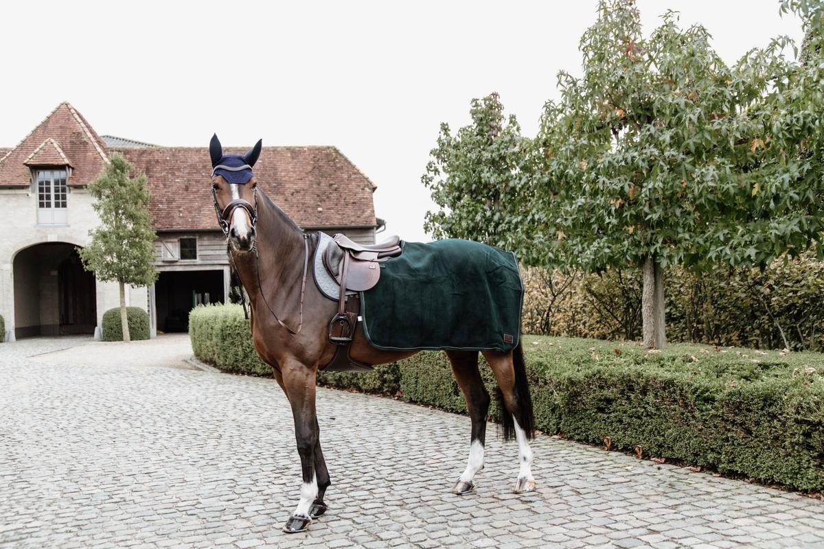 Kentucky Horsewear Quarter Rug Heavy Fleece - Pine Green - Kentucky Horsewear - Equiluxe Tack