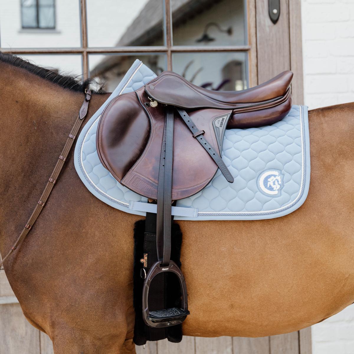 Kentucky Horsewear Saddle Pad 3D Logo Onion Quilt Jumping - Kentucky Horsewear - Equiluxe Tack