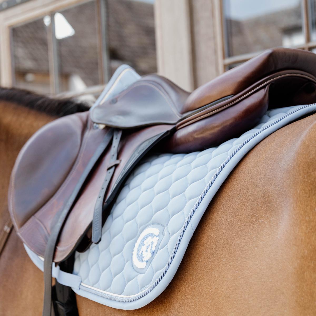 Kentucky Horsewear Saddle Pad 3D Logo Onion Quilt Jumping - Kentucky Horsewear - Equiluxe Tack