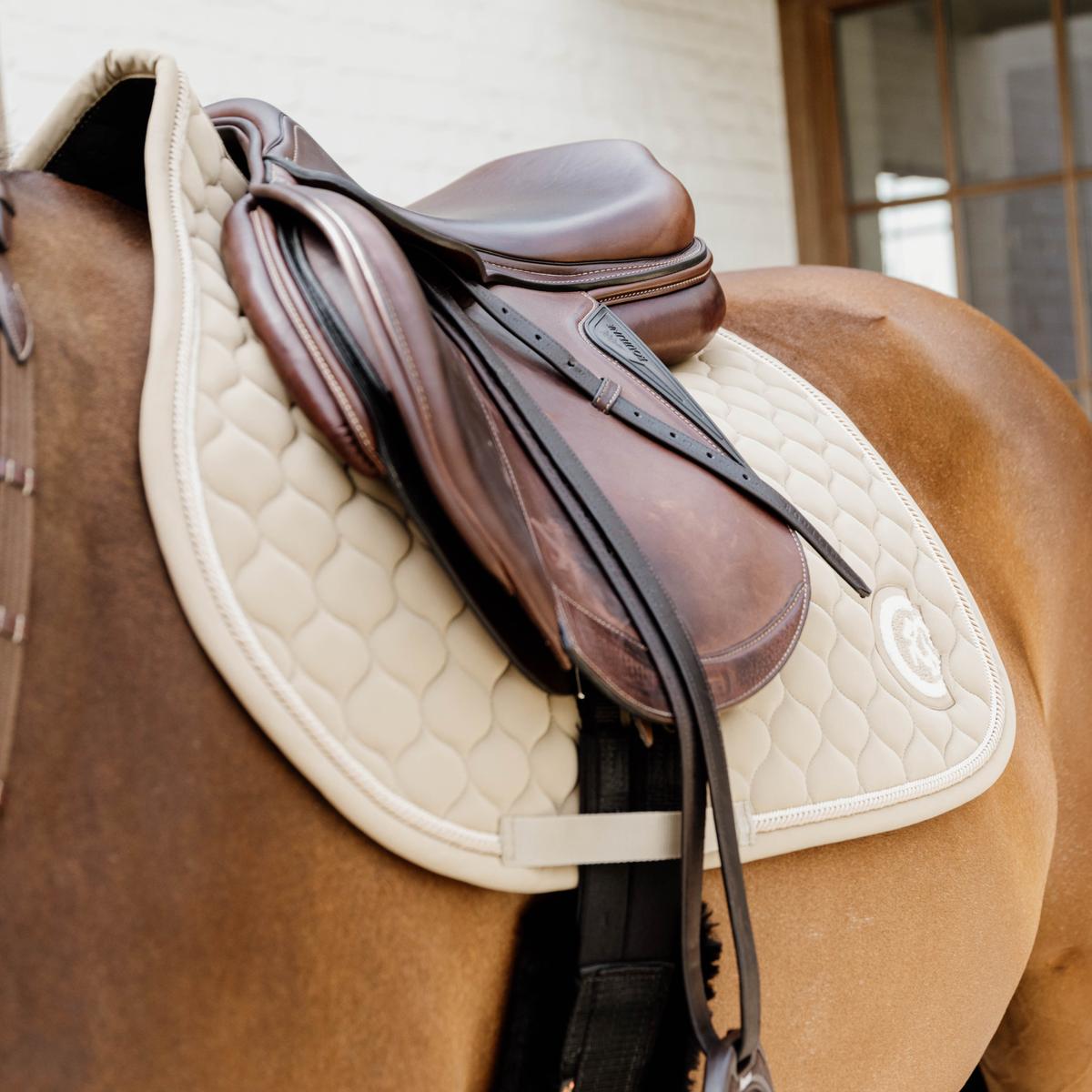 Kentucky Horsewear Saddle Pad 3D Logo Onion Quilt Jumping - Kentucky Horsewear - Equiluxe Tack