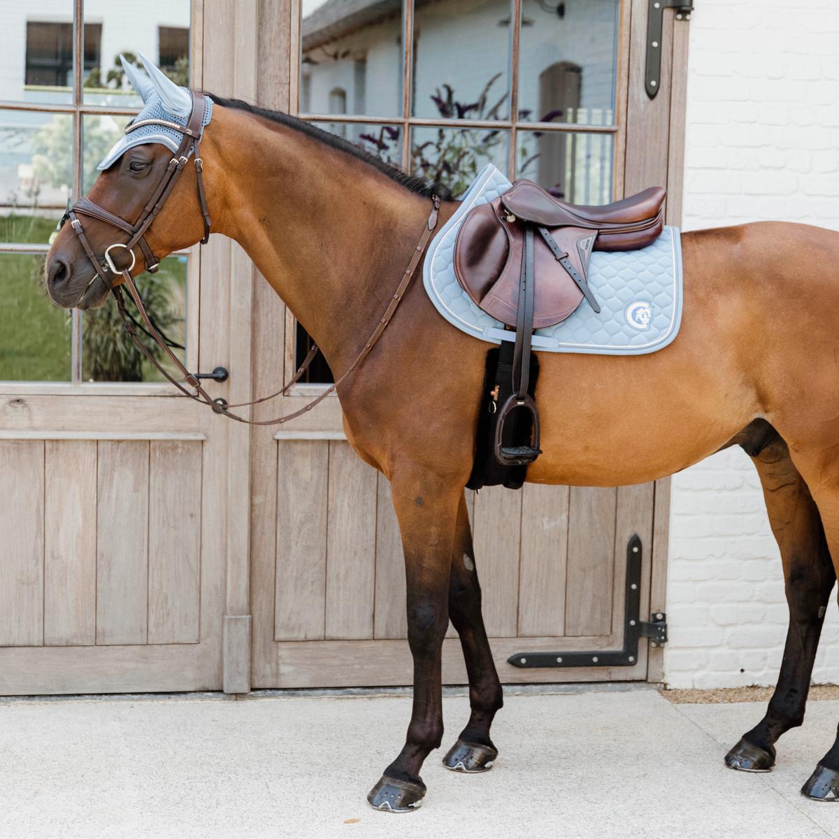 Kentucky Horsewear Saddle Pad 3D Logo Onion Quilt Jumping - Kentucky Horsewear - Equiluxe Tack