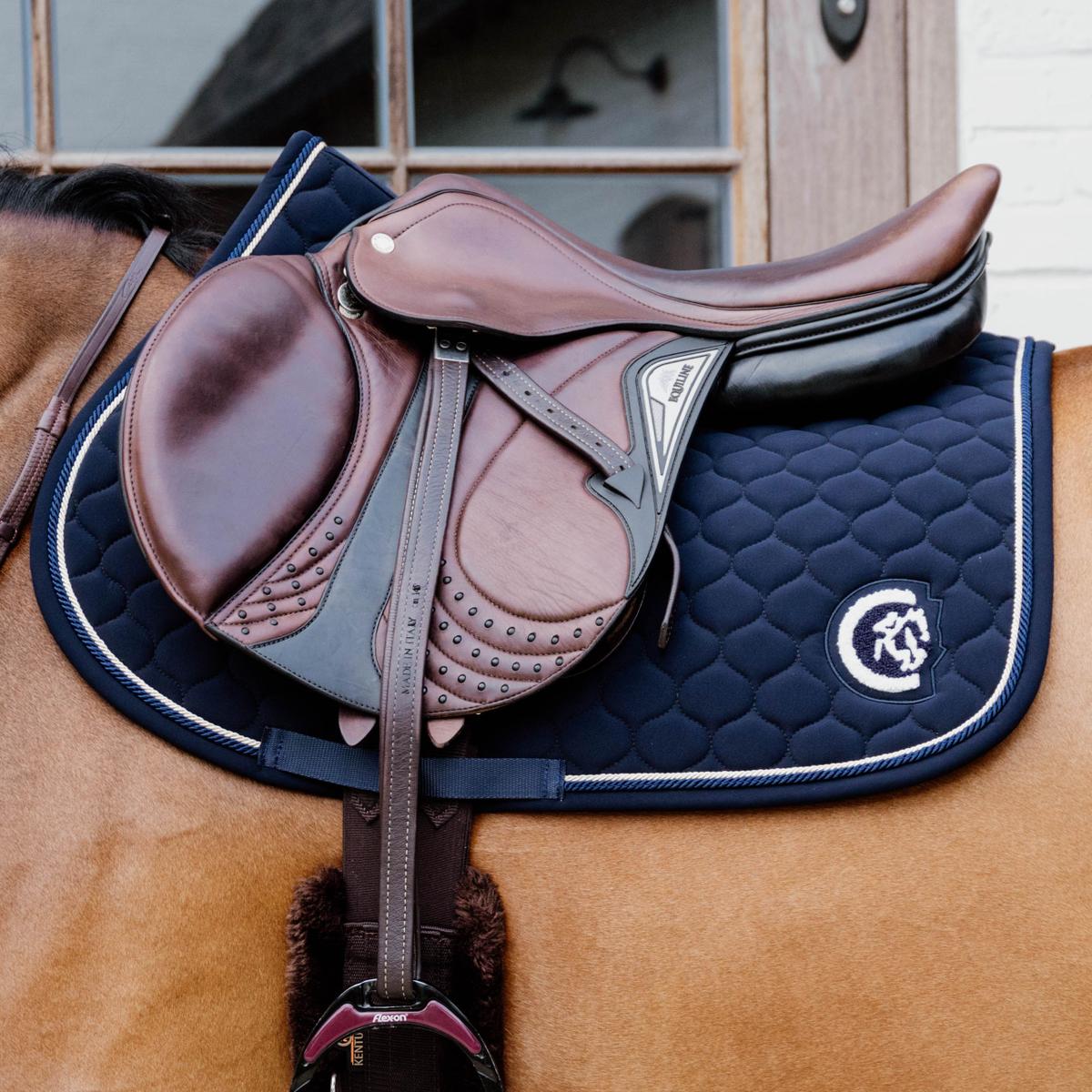 Kentucky Horsewear Saddle Pad 3D Logo Onion Quilt Jumping - Kentucky Horsewear - Equiluxe Tack