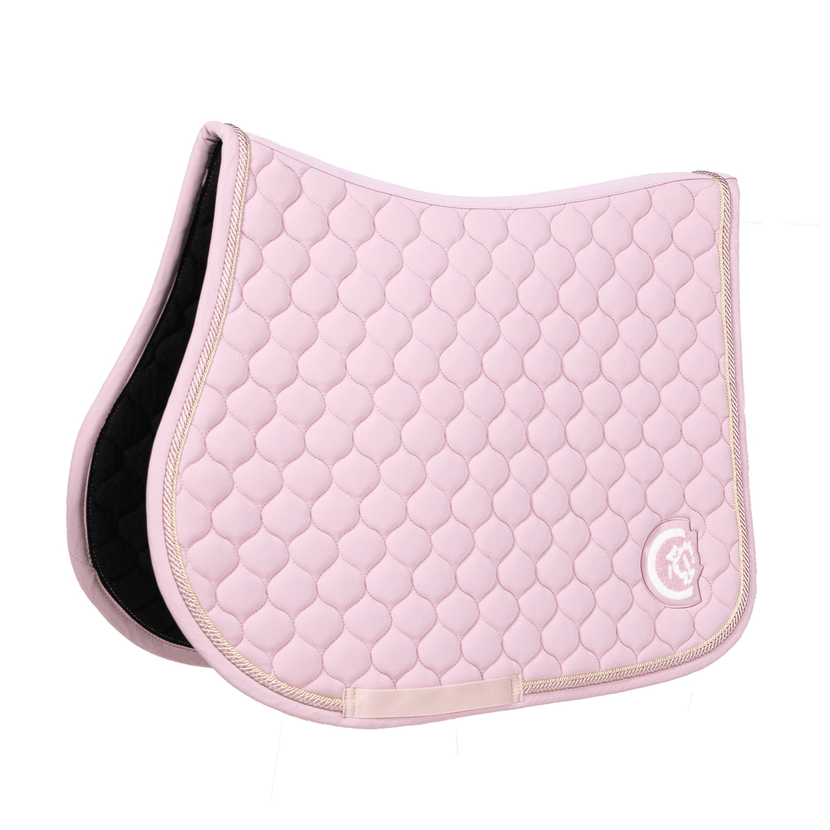 Kentucky Horsewear Saddle Pad 3D Logo Onion Quilt Jumping - Light Pink - Kentucky Horsewear - Equiluxe Tack