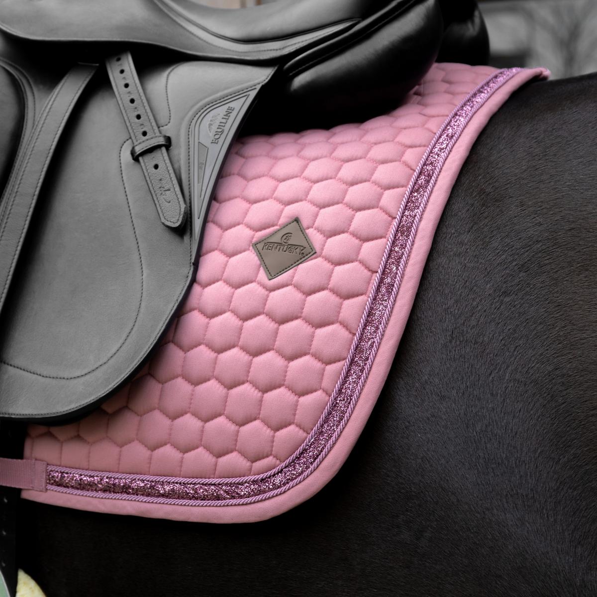 Kentucky Horsewear Saddle Pad Glitter Band Dressage - Kentucky Horsewear - Equiluxe Tack