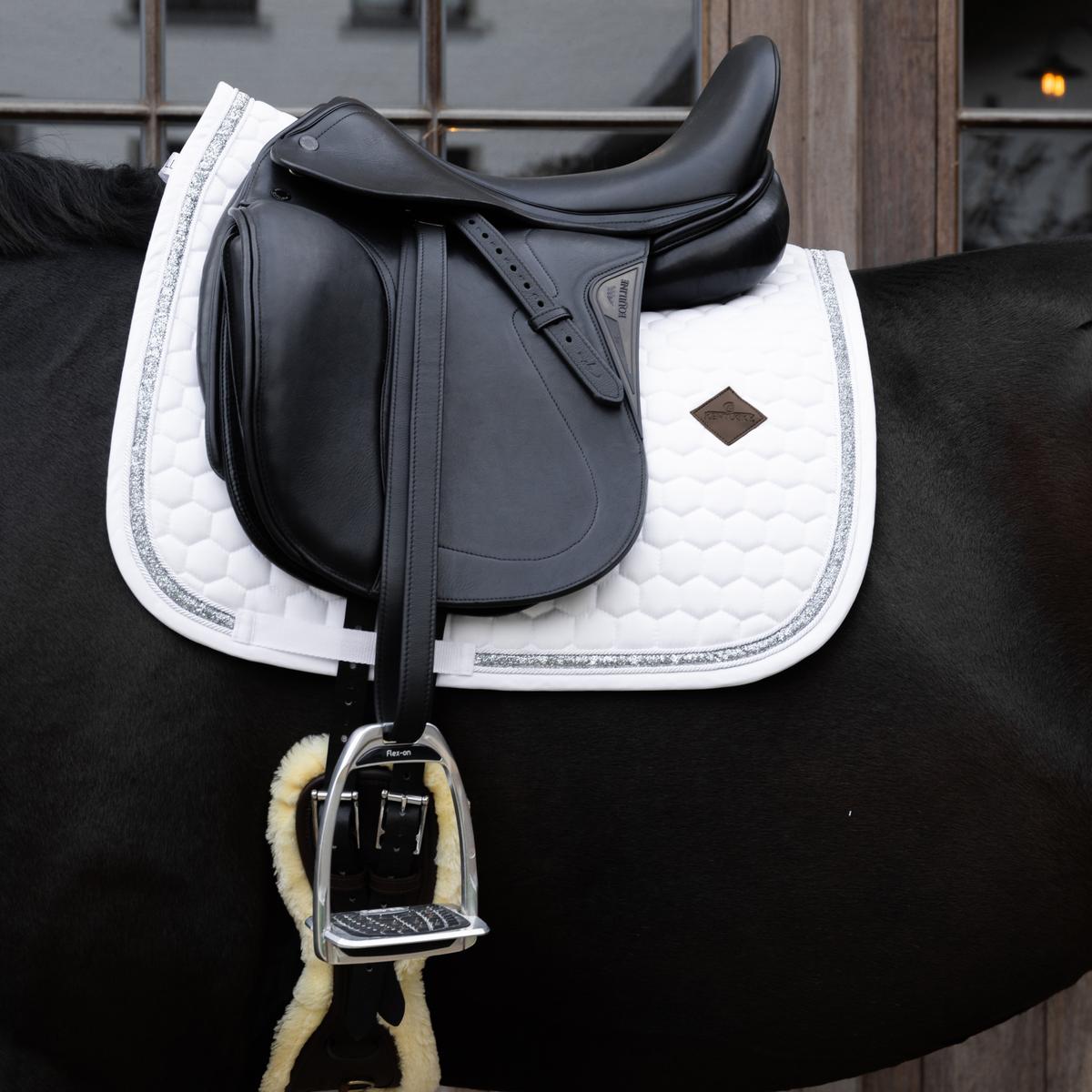 Kentucky Horsewear Saddle Pad Glitter Band Dressage - Kentucky Horsewear - Equiluxe Tack