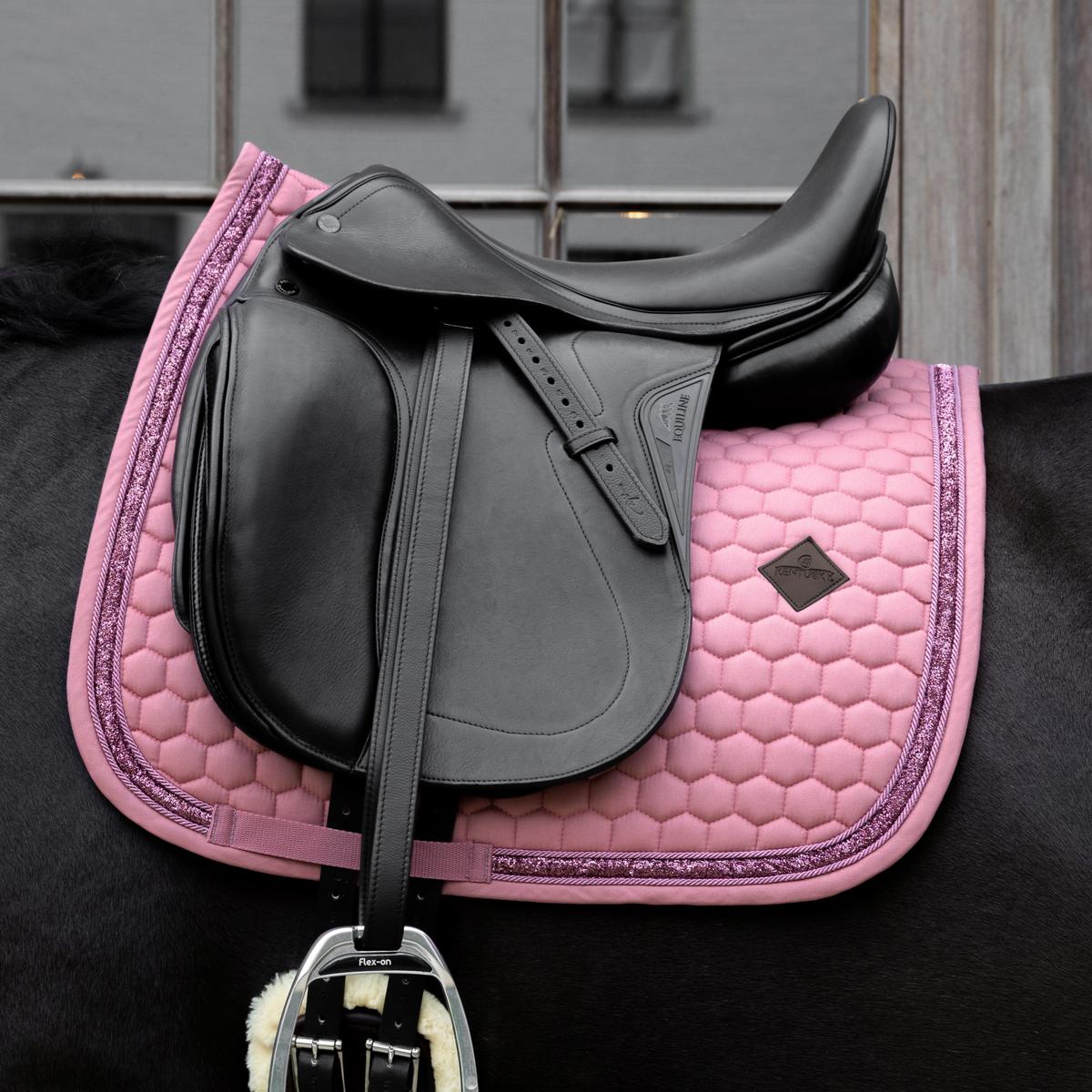 Kentucky Horsewear Saddle Pad Glitter Band Dressage - Kentucky Horsewear - Equiluxe Tack