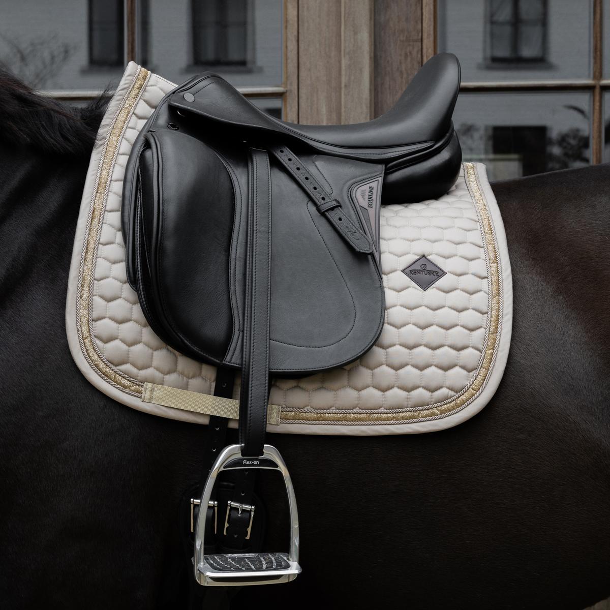 Kentucky Horsewear Saddle Pad Glitter Band Dressage - Kentucky Horsewear - Equiluxe Tack