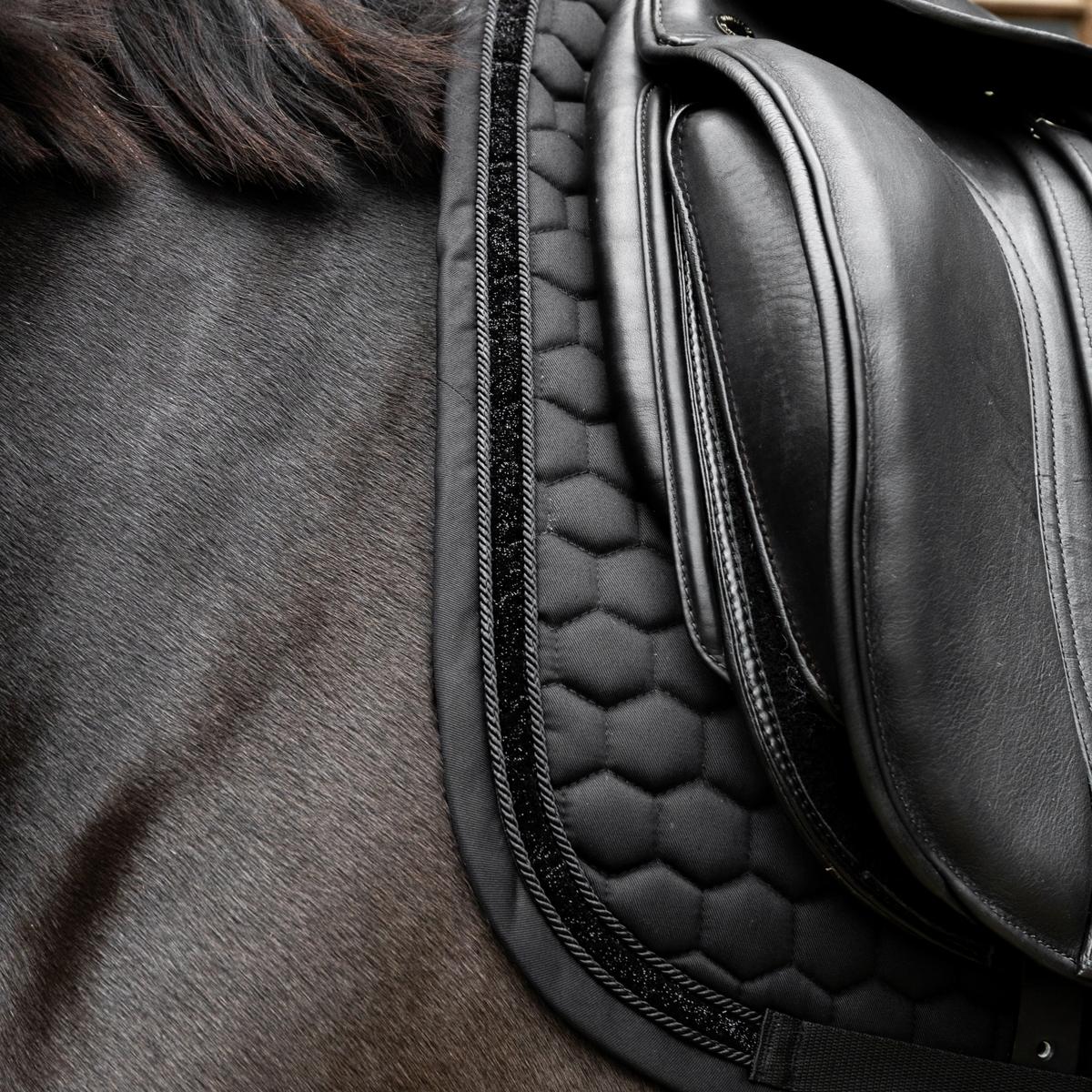 Kentucky Horsewear Saddle Pad Glitter Band Dressage - Kentucky Horsewear - Equiluxe Tack