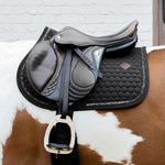 Kentucky Horsewear Saddle Pad Glitter Band Jumping - Black - Kentucky Horsewear - Equiluxe Tack