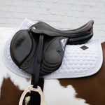 Kentucky Horsewear Saddle Pad Glitter Band Jumping - White - Kentucky Horsewear - Equiluxe Tack