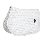 Kentucky Horsewear Saddle Pad Glitter Band Jumping - White - Kentucky Horsewear - Equiluxe Tack