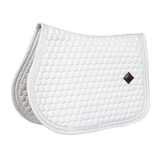Kentucky Horsewear Saddle Pad Glitter Band Jumping - White - Kentucky Horsewear - Equiluxe Tack