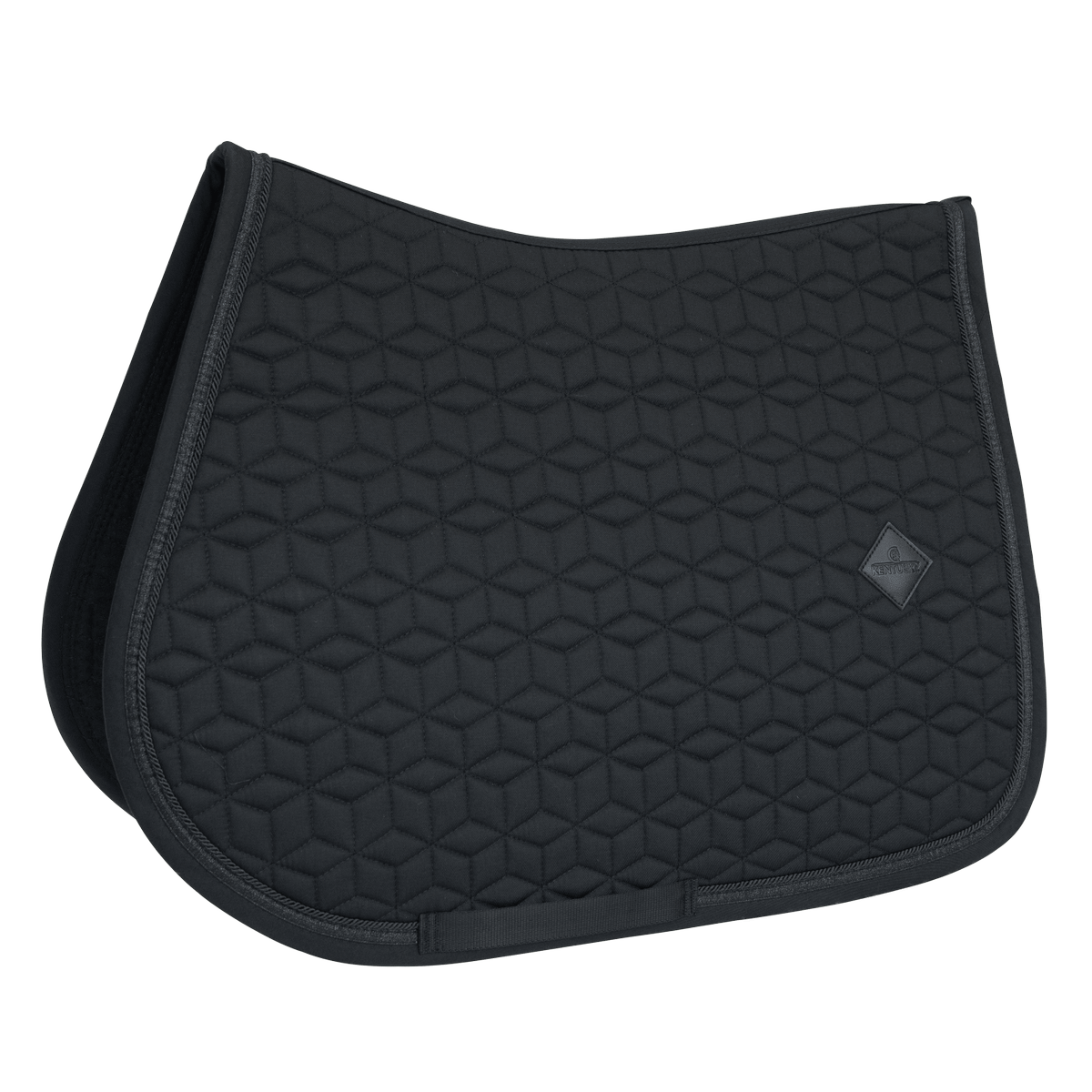 Kentucky Horsewear Saddle Pad Glitter Rope Jumping - Black - Kentucky Horsewear - Equiluxe Tack
