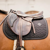 Kentucky Horsewear Saddle Pad Glitter Rope Jumping - Black - Kentucky Horsewear - Equiluxe Tack