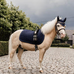 Kentucky Horsewear Saddle Pad Glitter Rope Jumping - Navy - Kentucky Horsewear - Equiluxe Tack