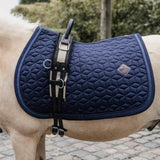 Kentucky Horsewear Saddle Pad Glitter Rope Jumping - Navy - Kentucky Horsewear - Equiluxe Tack