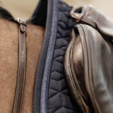Kentucky Horsewear Saddle Pad Glitter Rope Jumping - Navy - Kentucky Horsewear - Equiluxe Tack
