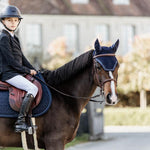 Kentucky Horsewear Saddle Pad Glitter Rope Jumping - Navy - Kentucky Horsewear - Equiluxe Tack