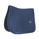 Kentucky Horsewear Saddle Pad Glitter Stone Jumping - Navy - Kentucky Horsewear - Equiluxe Tack