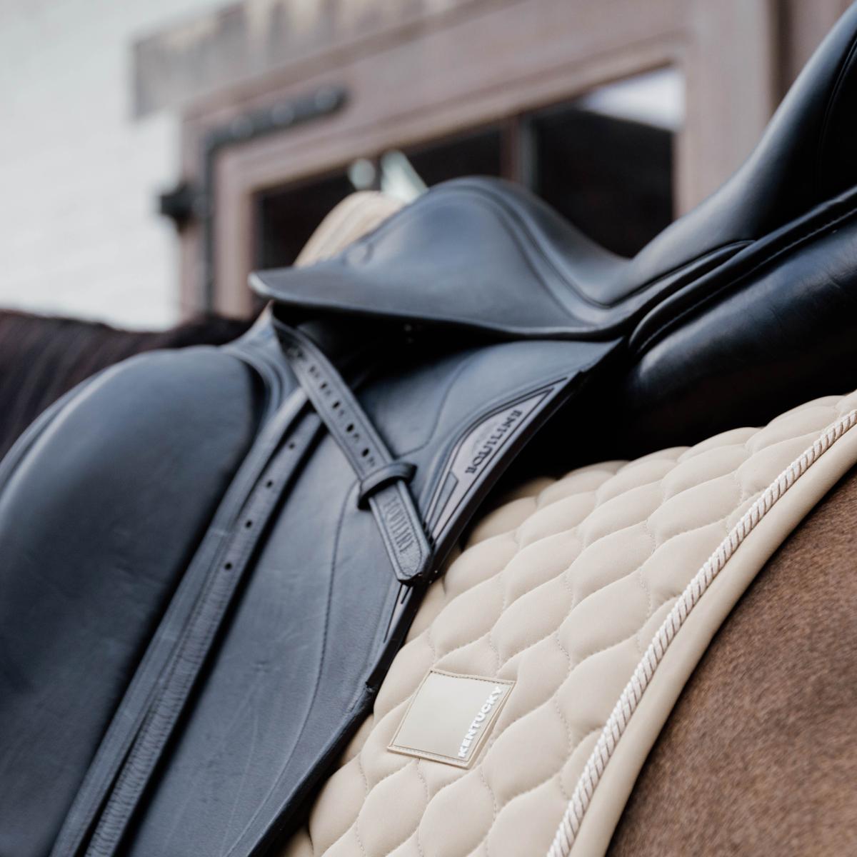 Kentucky Horsewear Saddle Pad Onion Quilt Rubber Logo Dressage - Kentucky Horsewear - Equiluxe Tack