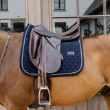 Kentucky Horsewear Saddle Pad Onion Quilt Rubber Logo Dressage - Kentucky Horsewear - Equiluxe Tack