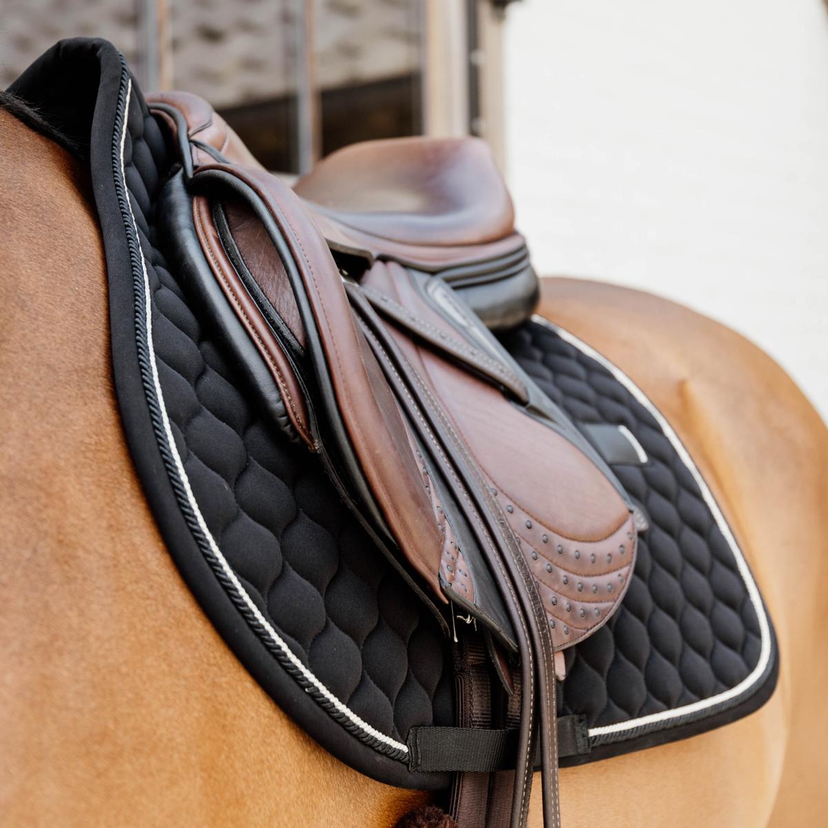 Kentucky Horsewear Saddle Pad Onion Quilt Rubber Logo Jumping - Kentucky Horsewear - Equiluxe Tack