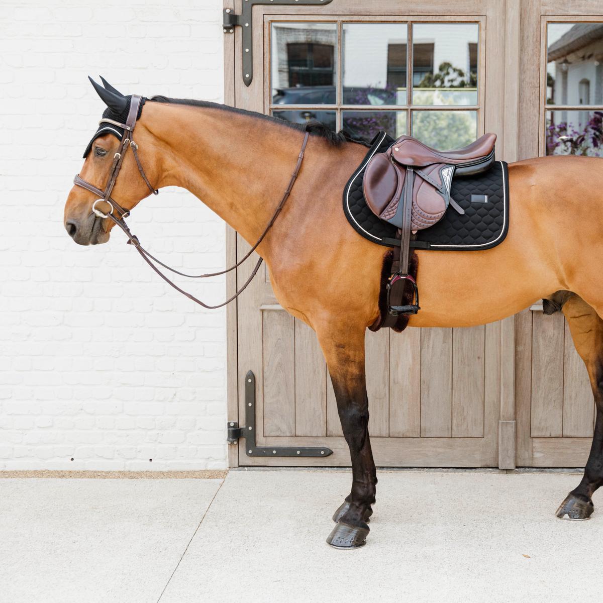 Kentucky Horsewear Saddle Pad Onion Quilt Rubber Logo Jumping - Kentucky Horsewear - Equiluxe Tack